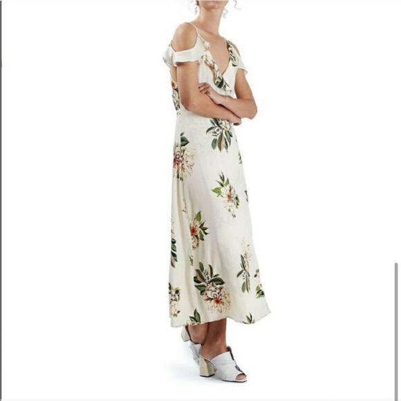 Topshop Floral Print wrap dress - Picture 5 of 6